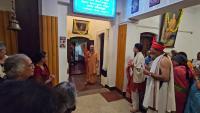 HH Swamiji's arrival at SCM-Bangalore (9 July 2026) Picture Courtesy: Shri Chandrashekhar Padubidri